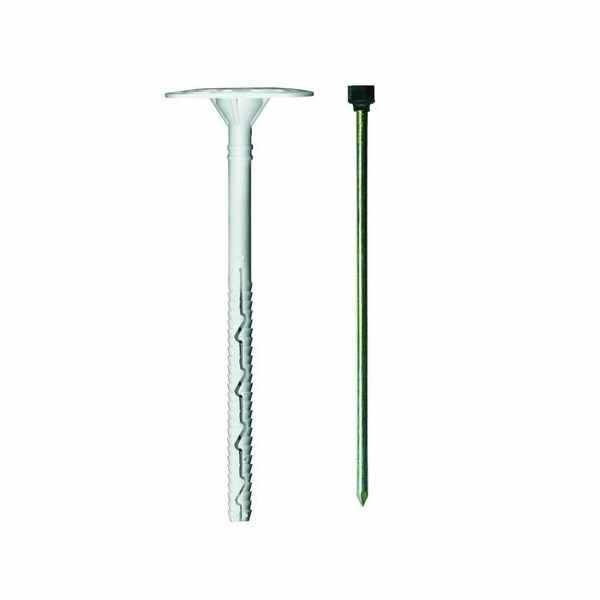 Polystyrene fixing plug LIM ø10 - 140mm - item = box of 200