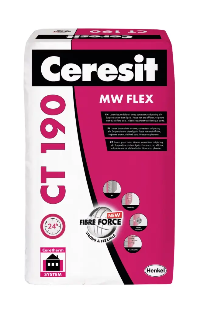 Ceresit CT190 MW FLEX - Wool & Mesh Adhesive - 25kg